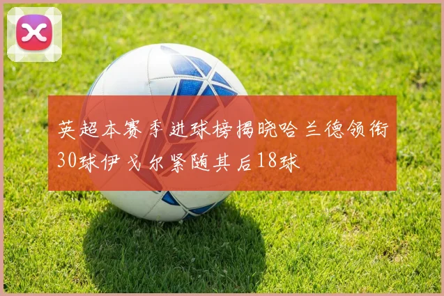 英超本赛季进球榜揭晓哈兰德领衔30球伊戈尔紧随其后18球